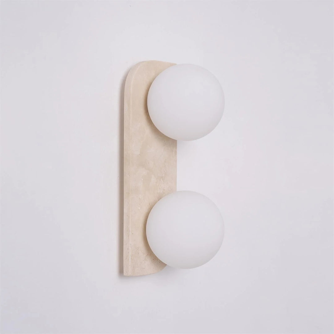 Round Stone Wall Light