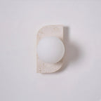 Round Stone Wall Light