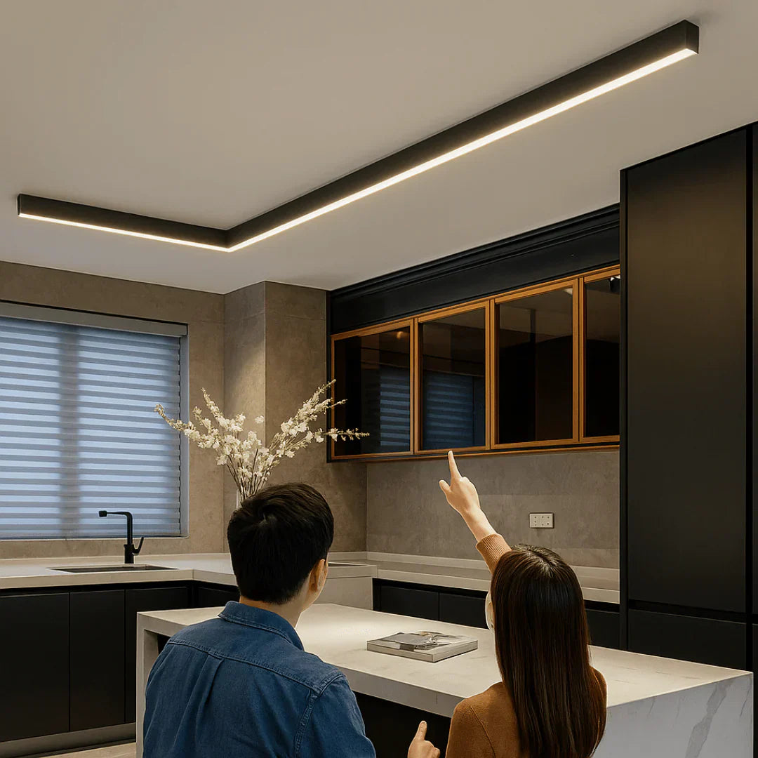 Minimalist Linear Ceiling Light