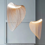 Minimalist Curved Wooden Pendant Light