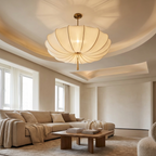 Wabi Sabi Fabric Chandelier Nordic Minimalist Ceiling Lamp - Image 3