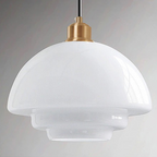 Glass Pendant Light | Nordic Minimalist Style | Soft Ambient Glow for Kitchen Island and Dining Room Modern Interiors