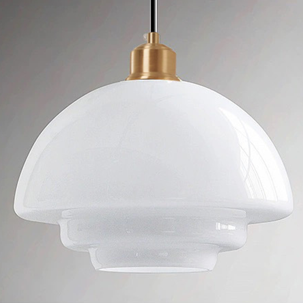 Glass Pendant Light | Nordic Minimalist Style | Soft Ambient Glow for Kitchen Island and Dining Room Modern Interiors