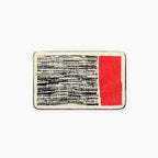 Handmade Abstract Bath Mat Polyester Acrylic Mix | Modern Scandi Style | Anti-Slip Backing for Safe and Soft Bathroom Floors