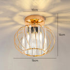 Vintage Crystal Ceiling Light