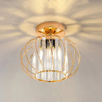 Vintage Crystal Ceiling Light