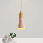 Scandinavian Wood Metal Pendant Light