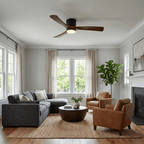 Ventilateur de plafond nordique en bois Ezra avec lumière - Neutralighting