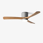 Ventilateur de plafond nordique en bois Ezra avec lumière - Neutralighting