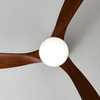 Ventilateur de plafond nordique en bois Ezra avec lumière - Neutralighting