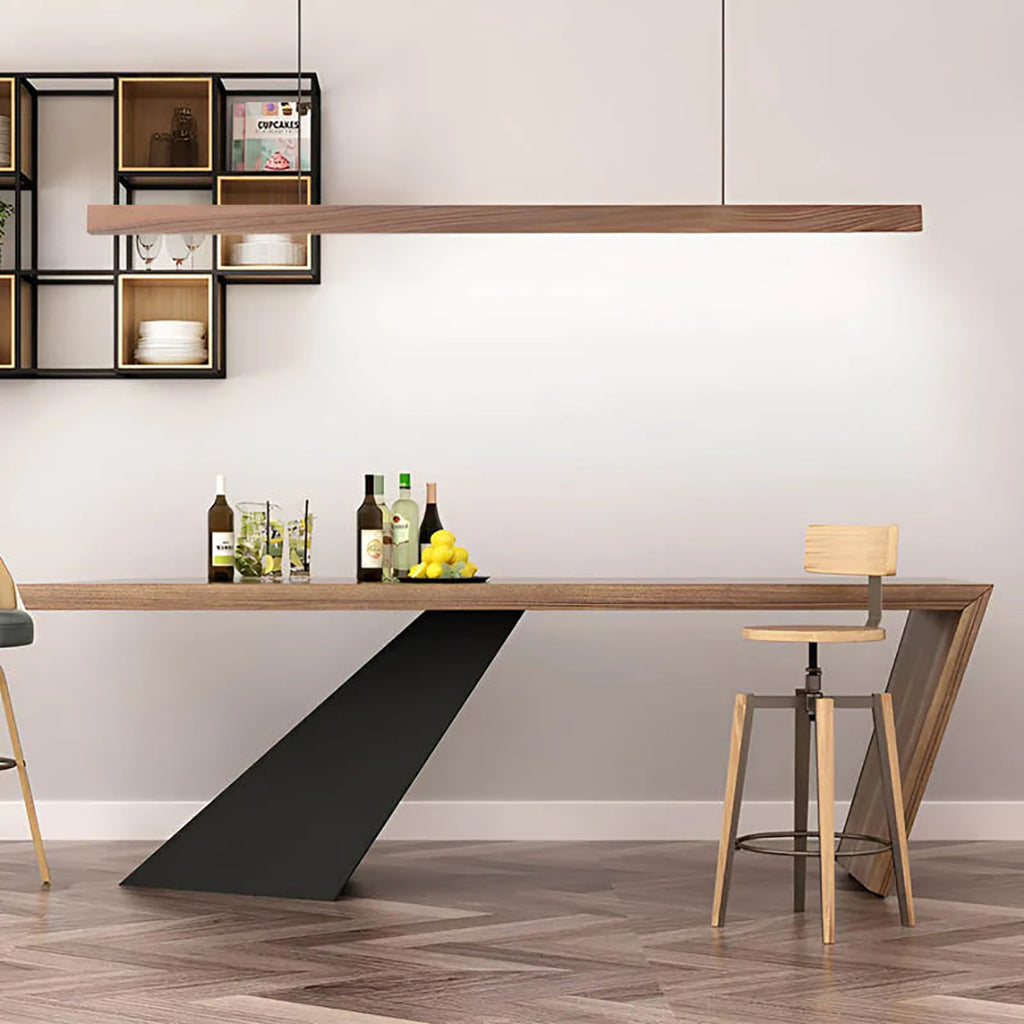 Glass Pendant Lamp – Modern Kitchen Bar Design With Focused Downlight