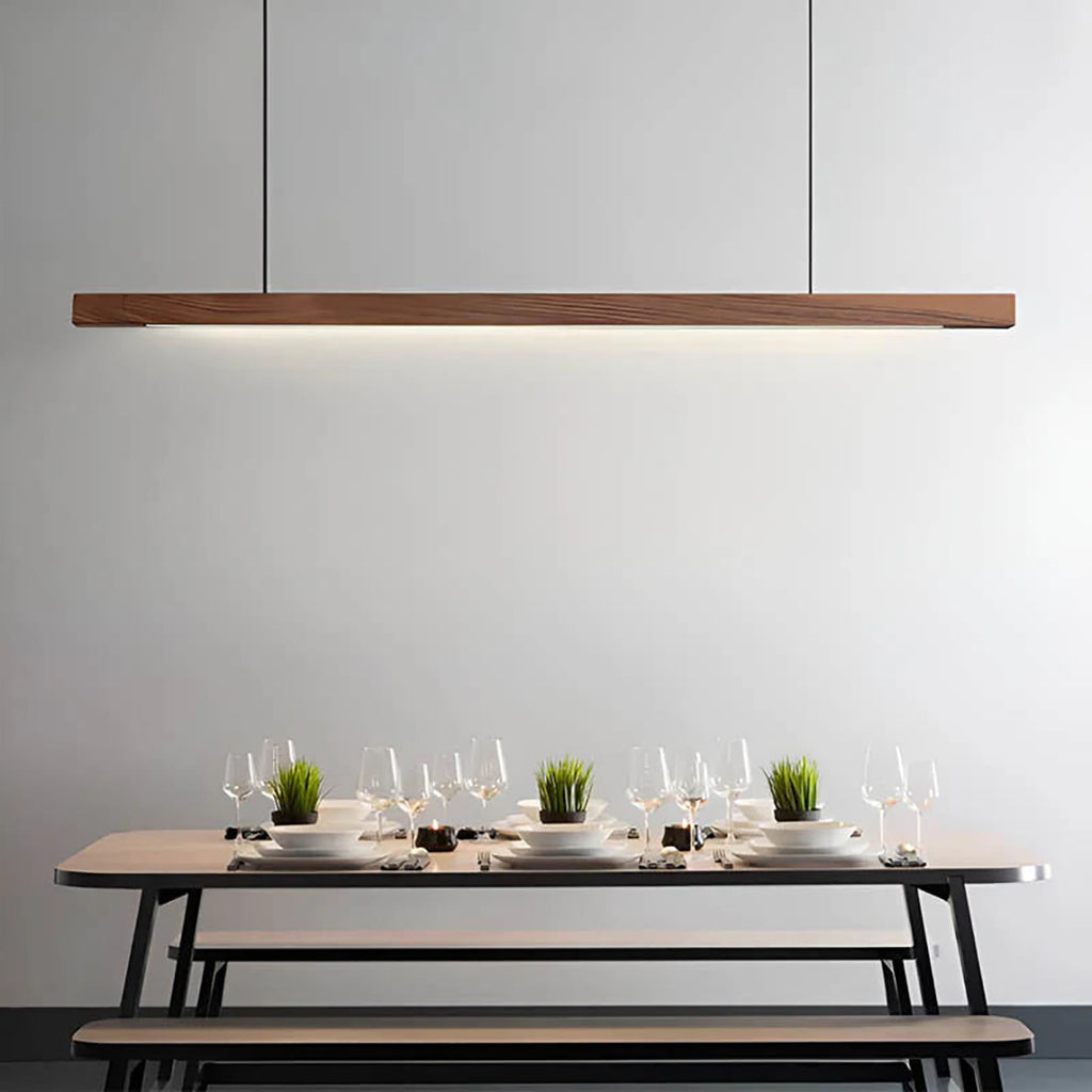 Glass Pendant Lamp – Modern Kitchen Bar Design With Focused Downlight