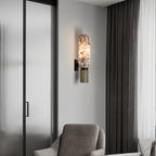 Copper Stone Wall Lamp – Sculptural Natural Material Accent Design