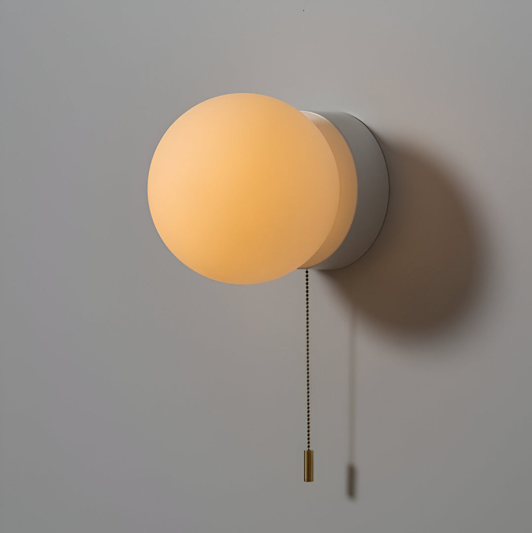 Nordic Glass Globe Wall Lamp