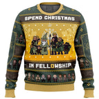 Funny Ugly Christmas Sweater – Men's Novelty Character Print Long Sleeve Pullover