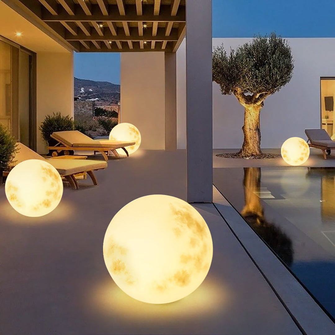 Solar Moon Garden Lamp – Outdoor Weatherproof Decorative Landscape Light