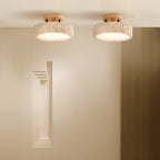 Travertine Round Ceiling Light