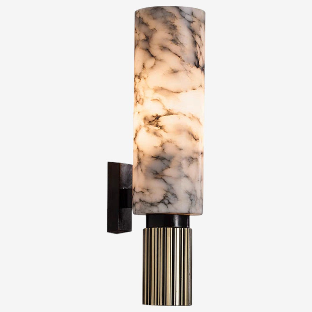 Copper Stone Wall Lamp – Sculptural Natural Material Accent Design