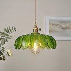 Retro Floral Pendant Light