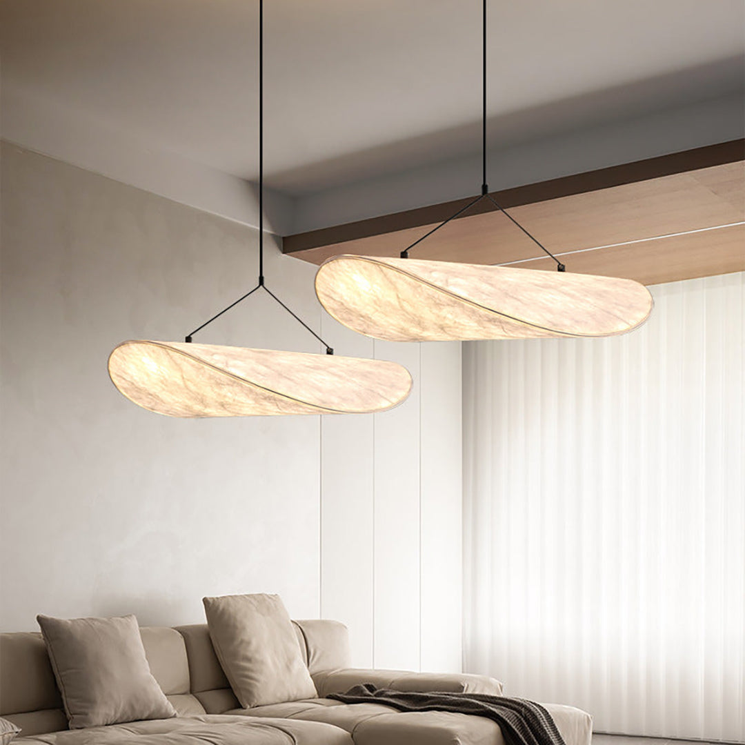 Silk Pendant Lamp – Japandi Minimalist Cloud Form With Dimmable LED*