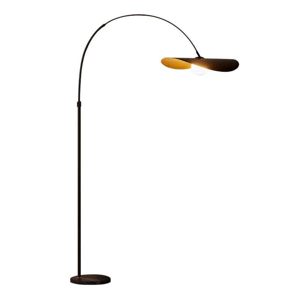 Wabi Sabi Curved Metal Floor Lamp
