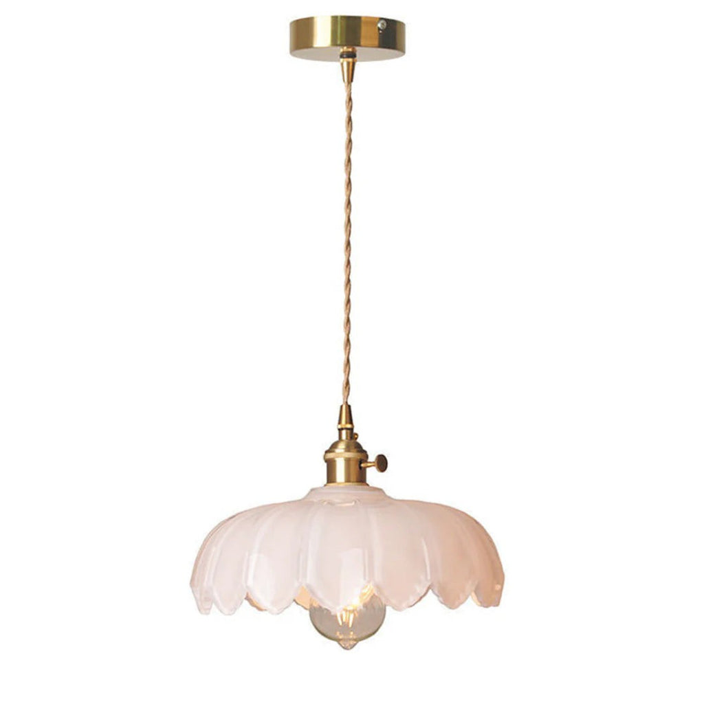 Retro Floral Pendant Light