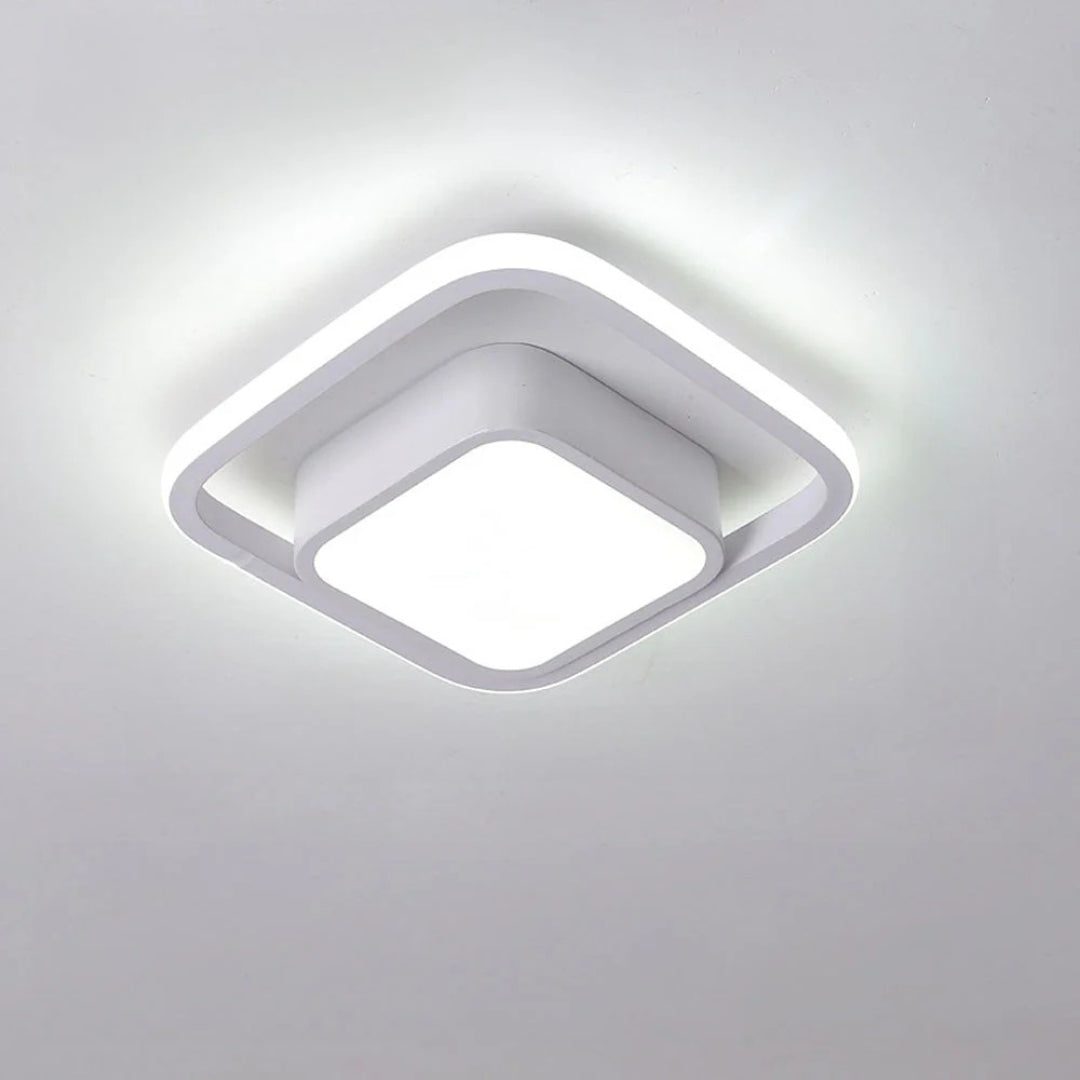 Contemporary Double Ring Ceiling Light