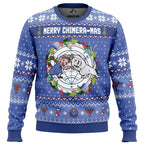 Funny Ugly Christmas Sweater – Men's Novelty Character Print Long Sleeve Pullover