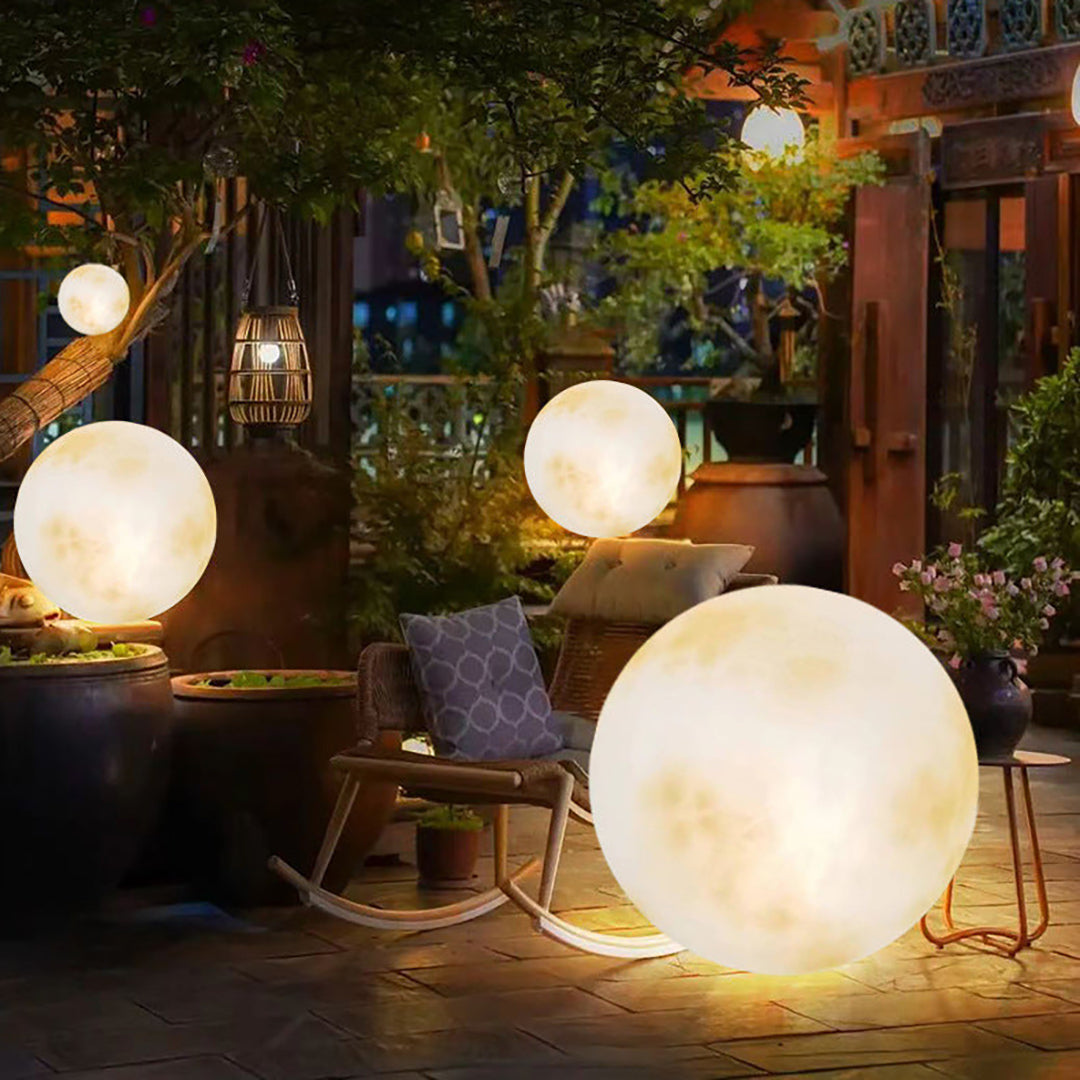 Solar Moon Garden Lamp – Outdoor Weatherproof Decorative Landscape Light