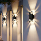 Two Way Outdoor Wall Lamp – Modern Up And Down Architectural Design