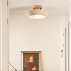 Travertine Round Ceiling Light