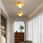 Metal Ceiling Lamp – French Bauhaus Modernist Geometric Design