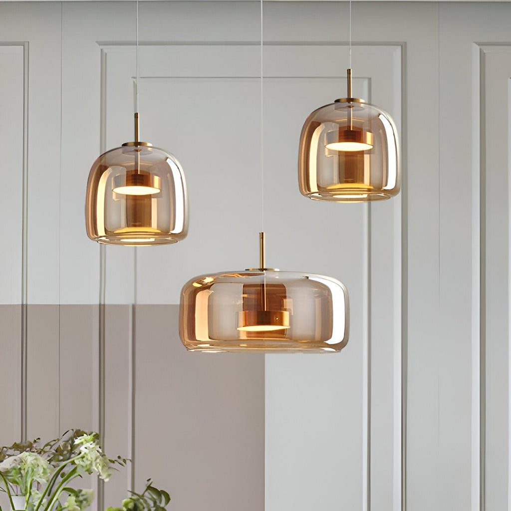 Retro Glass Pendant Light