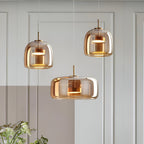Retro Glass Pendant Light