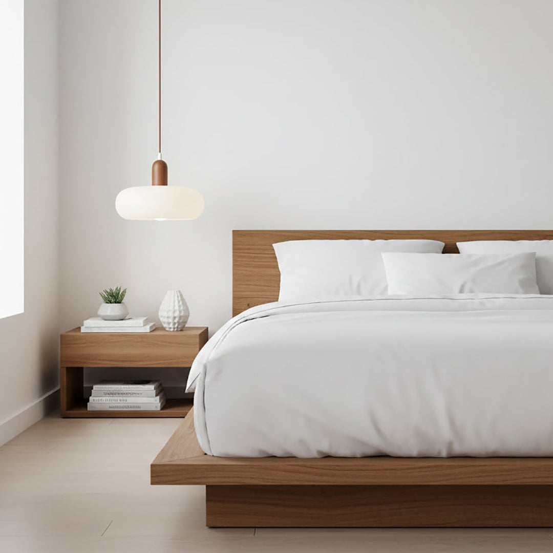 Cream Pendant Lamp – Scandinavian Minimalist Soft Toned Design