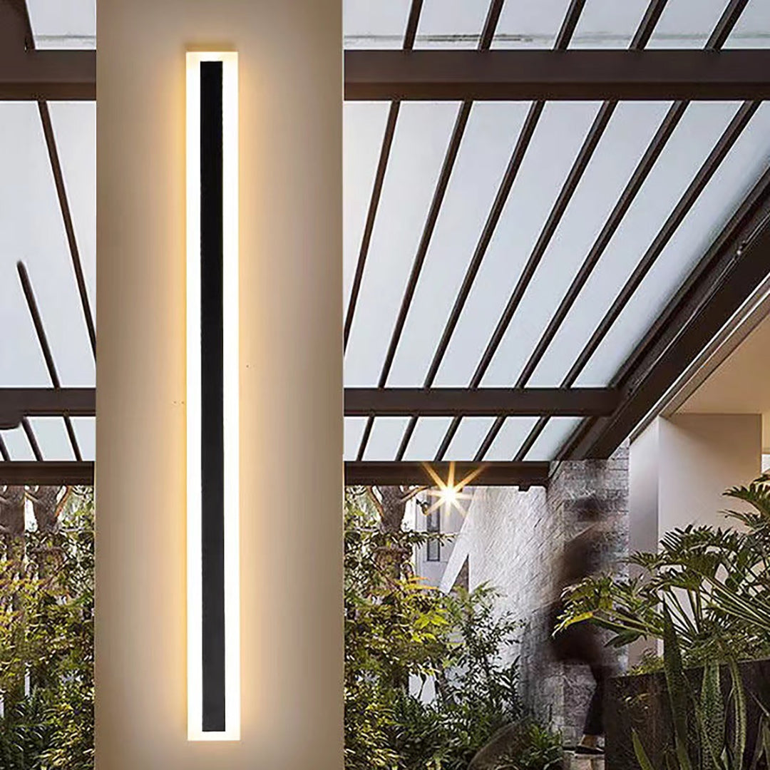 Outdoor LED Wall Lamp – Linear Minimalist Architectural Exterior Design