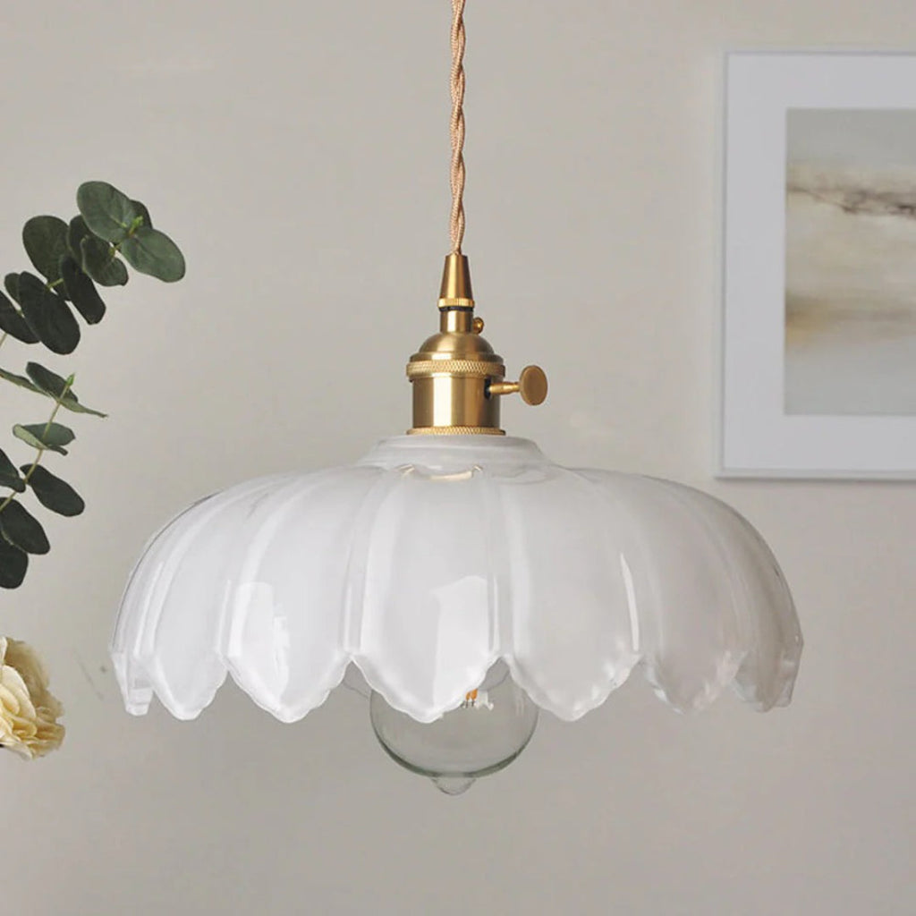 Retro Floral Pendant Light