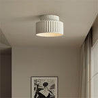 Ceramic Ceiling Lamp – Hand Finished Textured Minimalist Design