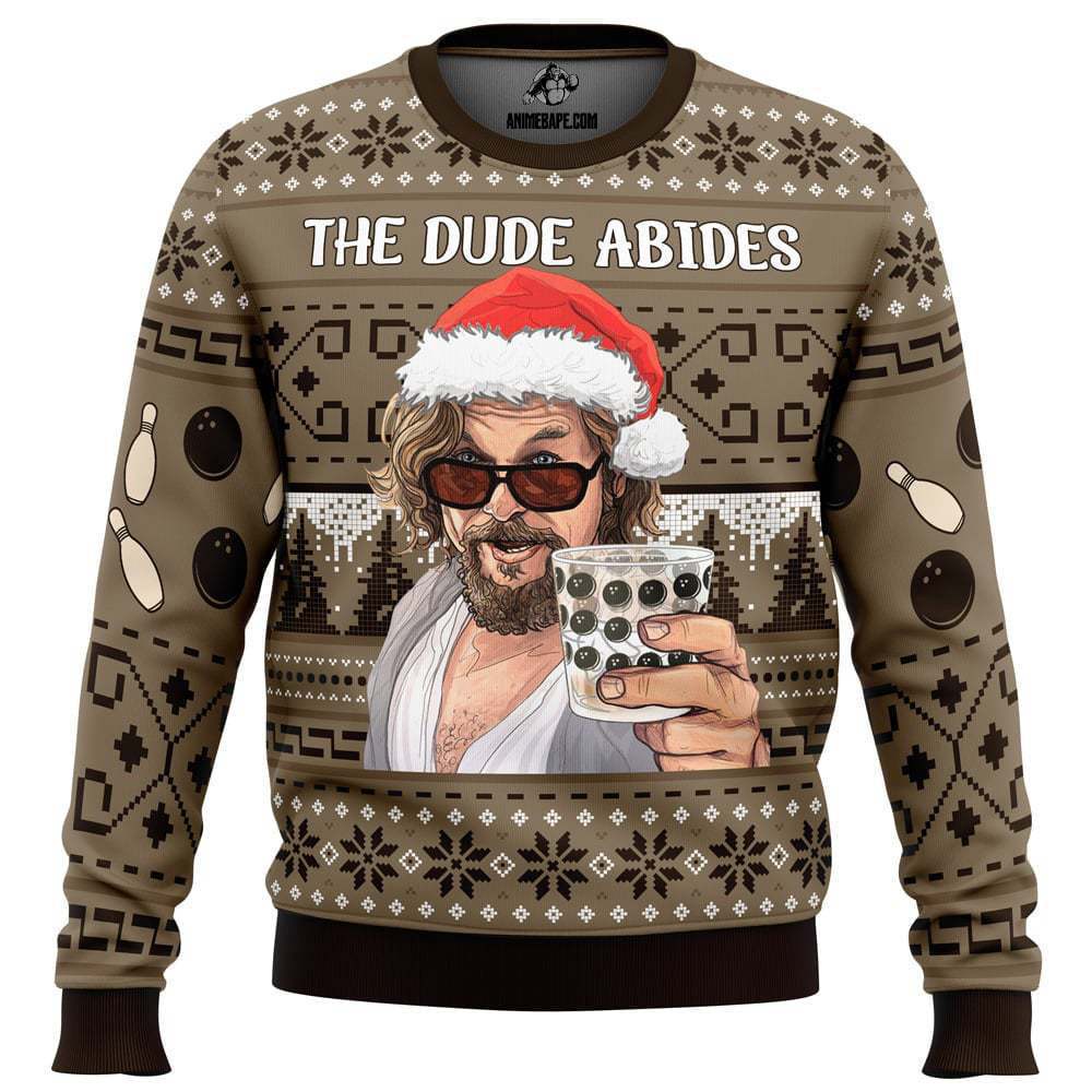 Funny Ugly Christmas Sweater – Men's Novelty Character Print Long Sleeve Pullover