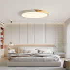 Wood Ceiling Lamp – Scandinavian Minimalist Natural Finish Design