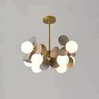 LED Ceiling Light Metal Glass and Acrylic Branch Design | Nature Inspired Style | Modern Botanical Interior Lighting
