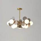 LED Ceiling Light Metal Glass and Acrylic Branch Design | Nature Inspired Style | Modern Botanical Interior Lighting