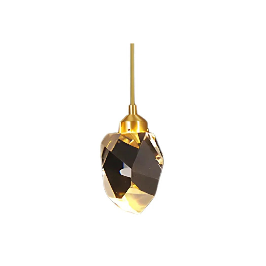 Crystal Brass Pendant Light