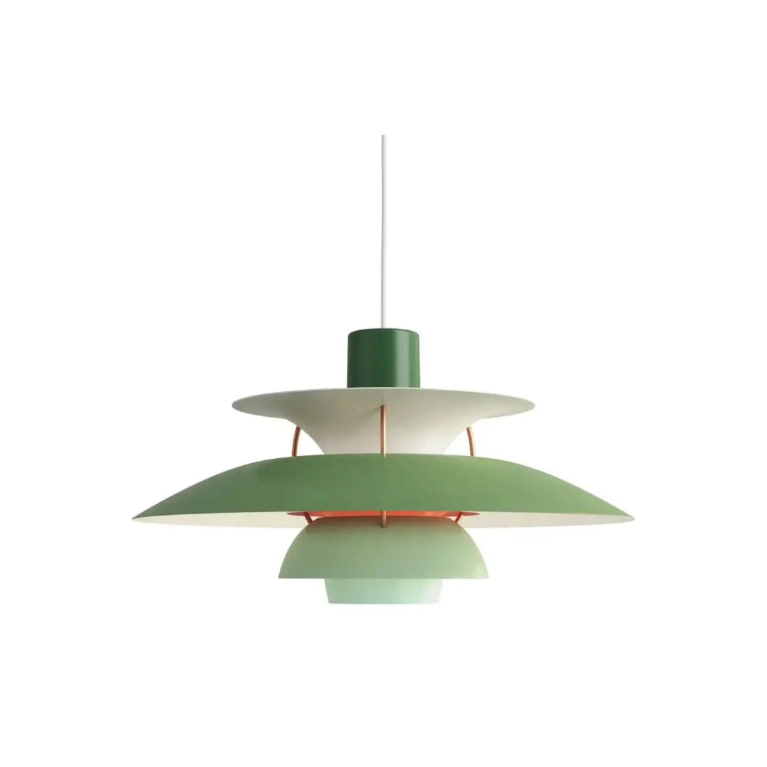Contemporary Layered Metal Pendant Light