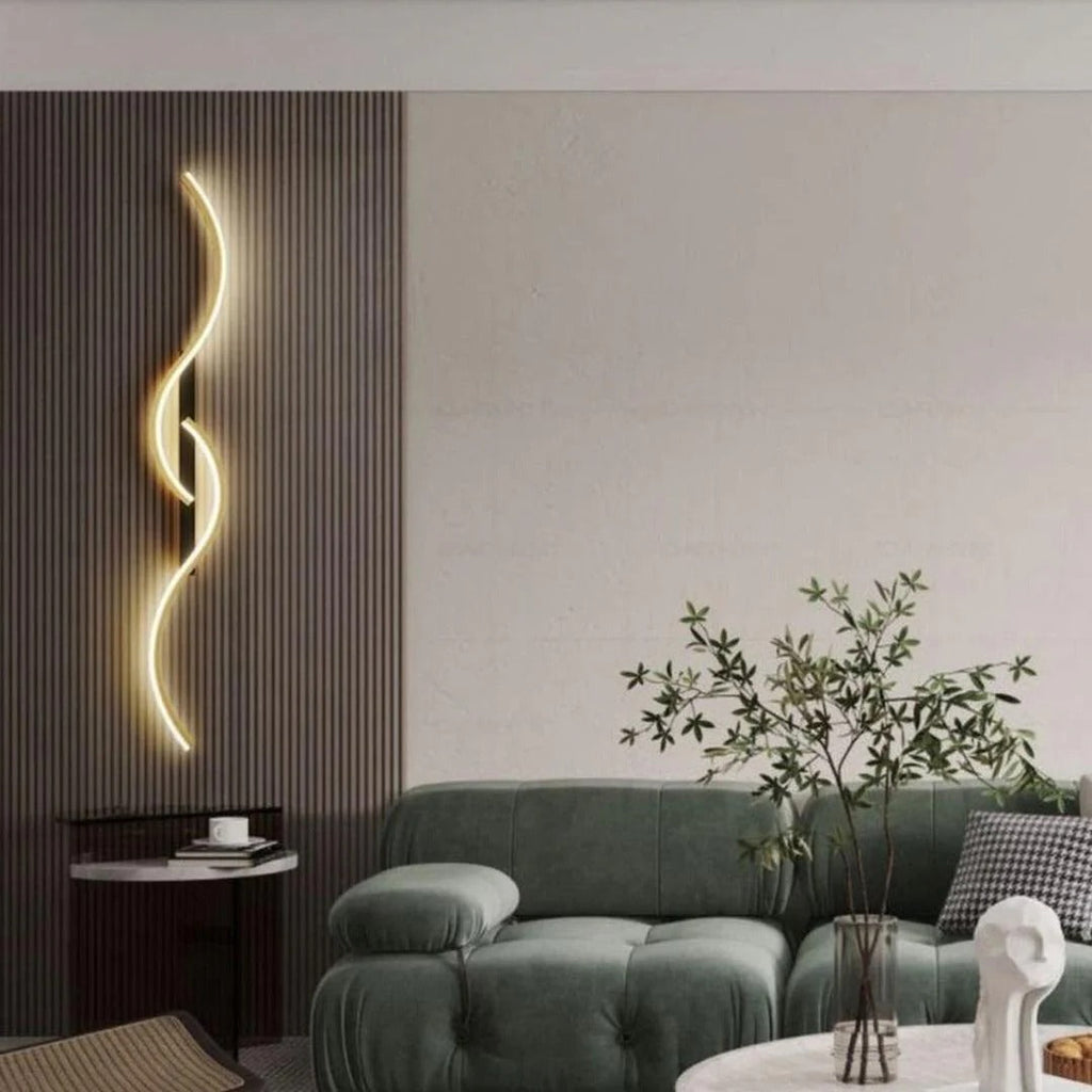 Contemporary Curved LED Wall Light