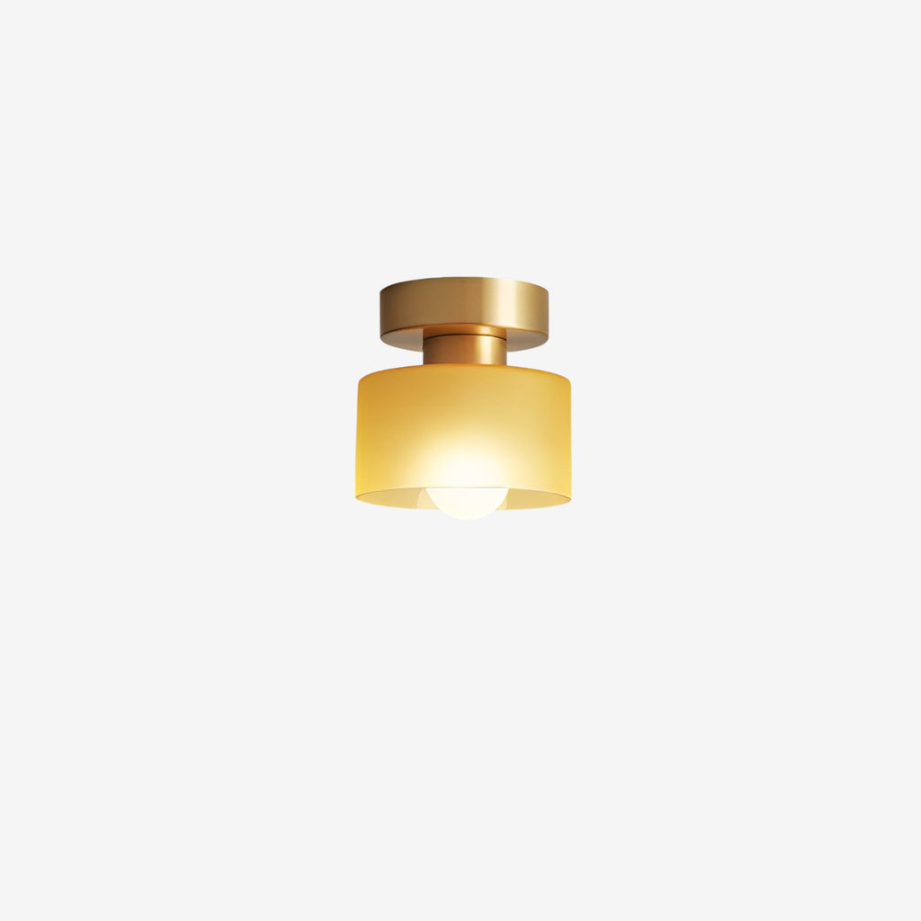 Glass Ceiling Spotlight – Creative Bauhaus Accent Design With Metal Finish