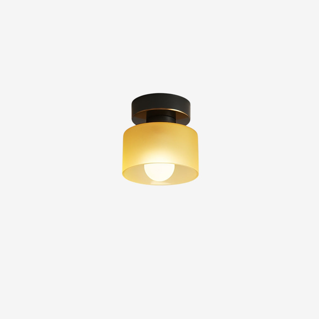Glass Ceiling Spotlight – Creative Bauhaus Accent Design With Metal Finish