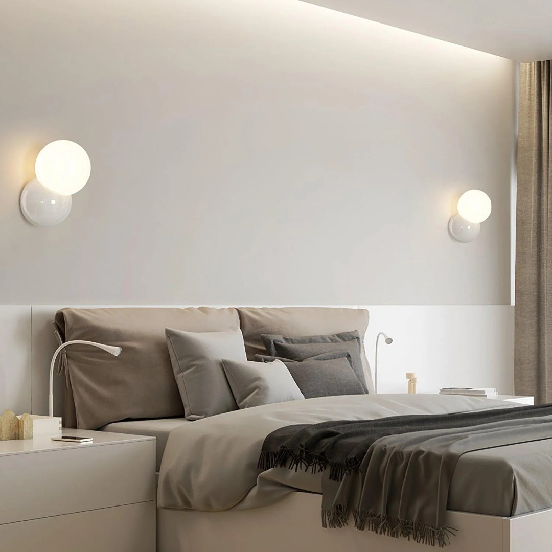 Minimalist Glass Wall Light
