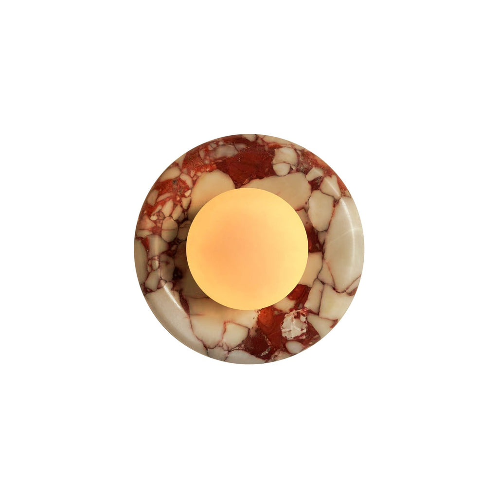 LED Wall Sconce Marble and Glass Indoor Lamp | Hako Style | Integrated G9 Base for Soft Ambient Lighting 110-240V Hardwired