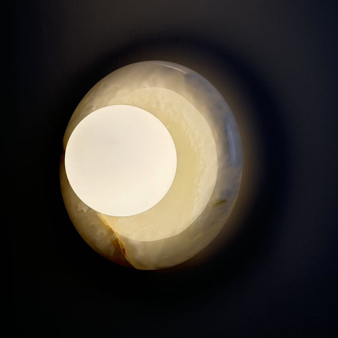 LED Wall Sconce Marble and Glass Indoor Lamp | Hako Style | Integrated G9 Base for Soft Ambient Lighting 110-240V Hardwired